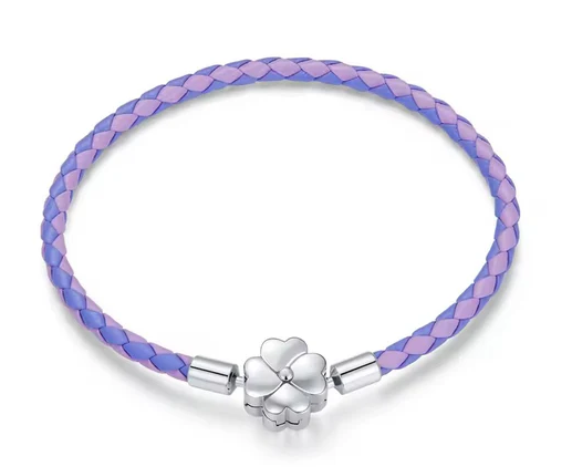Pulsera de trébol morado de Maresias